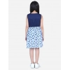 Generic Girl's Denim Polka Sleeveless Dress (Blue) Generic Girl's Denim Polka Sleeveless Dress (Blue)