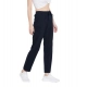 Generic Women's Cotton Solid Elasticated Track Pants (Navy)