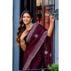 Generic Women's Faux Shimmer Floral Embroidery Ready to wear Saree With Unstitched Blouse 5.5Mtr (Maroon) Generic Women's Faux Shimmer Floral Embroidery Ready to wear Saree With Unstitched Blouse 5.5Mtr (Maroon)