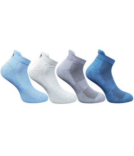 Generic 4_Pair Set Unisex Casual Cotton Printed Ankle Length Socks (Multicolor)