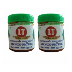 Generic Pack of_2 500GM LT Mango Pickle Traditional Digestive Side Dish (Red)
