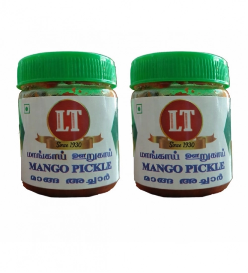 Generic Pack of_2 500GM LT Mango Pickle Traditional Digestive Side Dish (Red)