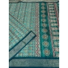 Generic Women's Cotton Blend Printed Saree With Unstitched Blouse 5.5Mtr (Rama)