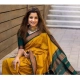 Generic Women's Soft Litchi Silk Jacquard Work Saree With Unstitched Blouse 5.5Mtr (Yellow) Generic Women's Soft Litchi Silk Jacquard Work Saree With Unstitched Blouse 5.5Mtr (Yellow)