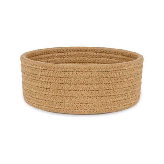 Generic Cotton 8x3 Inch Round 1 Pcs Bedside Organizer With Out Lid (Beige) Generic Cotton 8x3 Inch Round 1 Pcs Bedside Organizer With Out Lid (Beige)