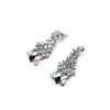 Generic Women's Brass Silver Plated Necklace set (Multicolor)