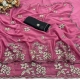 Generic Women's Viscose Silk Embroidered Saree With Unstitched Blouse 5.5Mtr (Pink) Generic Women's Viscose Silk Embroidered Saree With Unstitched Blouse 5.5Mtr (Pink)