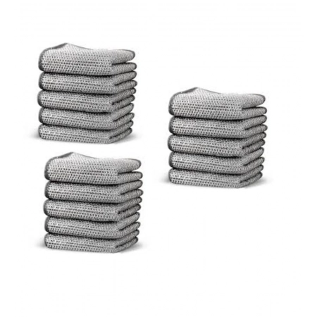 Generic Pack of 15 Stainless Steel Dishwash Scrub (Silver)
