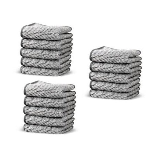 Generic Pack of 15 Stainless Steel Dishwash Scrub (Silver) Generic Pack of 15 Stainless Steel Dishwash Scrub (Silver)
