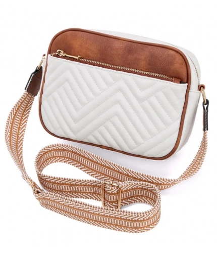 Generic Women's PU Leather Zipper Sling Bag