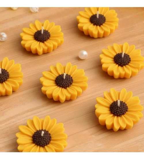 Generic Soya Wax Daisy Floating Candles