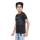 Generic Boy's Cotton Grapic Printed Round Neck T-Shirt (Black) Generic Boy's Cotton Grapic Printed Round Neck T-Shirt (Black)