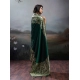 Generic Women's Silk Blend Printed Saree With Unstitched Blouse 5.5Mtr (Dark Green) Generic Women's Silk Blend Printed Saree With Unstitched Blouse 5.5Mtr (Dark Green)