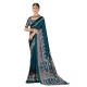 Generic Women's Crepe Printed Saree With Unstitched Blouse 5.5Mtr (Teal) Generic Women's Crepe Printed Saree With Unstitched Blouse 5.5Mtr (Teal)