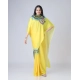 Generic Women's Soft Crepe Silk Printed Ready To Wear Saree With Unstitched Blouse 5.5Mtr (Yellow)
