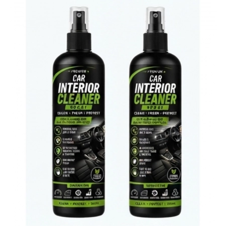 Generic Pack of 2 Car Interior Cleaner Liquid Spray Bottles 100 ML