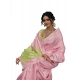 Generic Women's Linen Cotton Printed Saree With Unstitched Blouse 5.5Mtr (Pink) Generic Women's Linen Cotton Printed Saree With Unstitched Blouse 5.5Mtr (Pink)