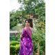 Generic Women's Katan_Silk Zari_Weaving Saree With Unstitched Blouse 5.5Mtr (Purple) Generic Women's Katan_Silk Zari_Weaving Saree With Unstitched Blouse 5.5Mtr (Purple)