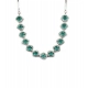 Generic Women's Brass Silver Plated Necklace set (Green) Generic Women's Brass Silver Plated Necklace set (Green)