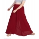 Generic Women's Pack of 1 Georgette Solid High Rise Wide Leg Flared Palazzo Pants with Elastic Waist (Maroon) Generic Women's Pack of 1 Georgette Solid High Rise Wide Leg Flared Palazzo Pants with Elastic Waist (Maroon)