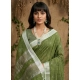 Generic Women's Linen Cotton Printed Saree With Unstitched Blouse 5.5Mtr (Green) Generic Women's Linen Cotton Printed Saree With Unstitched Blouse 5.5Mtr (Green)
