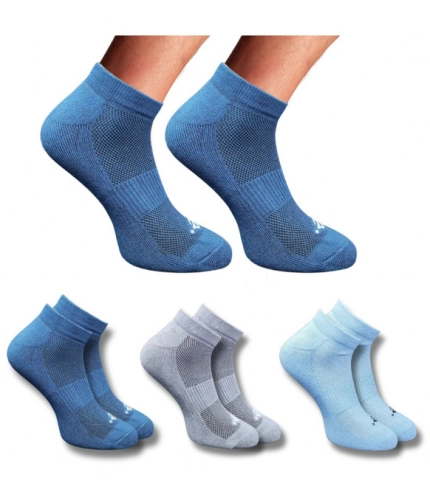 Generic 3_Pair Set Unisex Casual Cotton Printed Low Cut Socks (Multicolor)