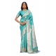 Generic Women's Jacquard Printed Saree With Unstitched Blouse 5.5Mtr (Skyblue) Generic Women's Jacquard Printed Saree With Unstitched Blouse 5.5Mtr (Skyblue)