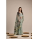 Generic Women's Blended_Cotton Floral Motifs And Woven Buttas Saree With Unstitched Blouse 5.5Mtr (Teal) Generic Women's Blended_Cotton Floral Motifs And Woven Buttas Saree With Unstitched Blouse 5.5Mtr (Teal)