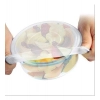 Generic Pack Of 2_Silicone Lids – Reusable Stretchable Covers for Bowls And Containers (Color: Assorted )