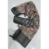 Generic Women's Cotton Silk Floral Printed Saree With Unstitched Blouse 5.5Mtr (Grey-Black)