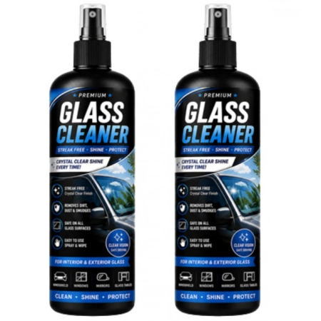 Generic Pack of 2 Glass Cleaner Liquid Spray Bottles 100 ML Generic Pack of 2 Glass Cleaner Liquid Spray Bottles 100 ML