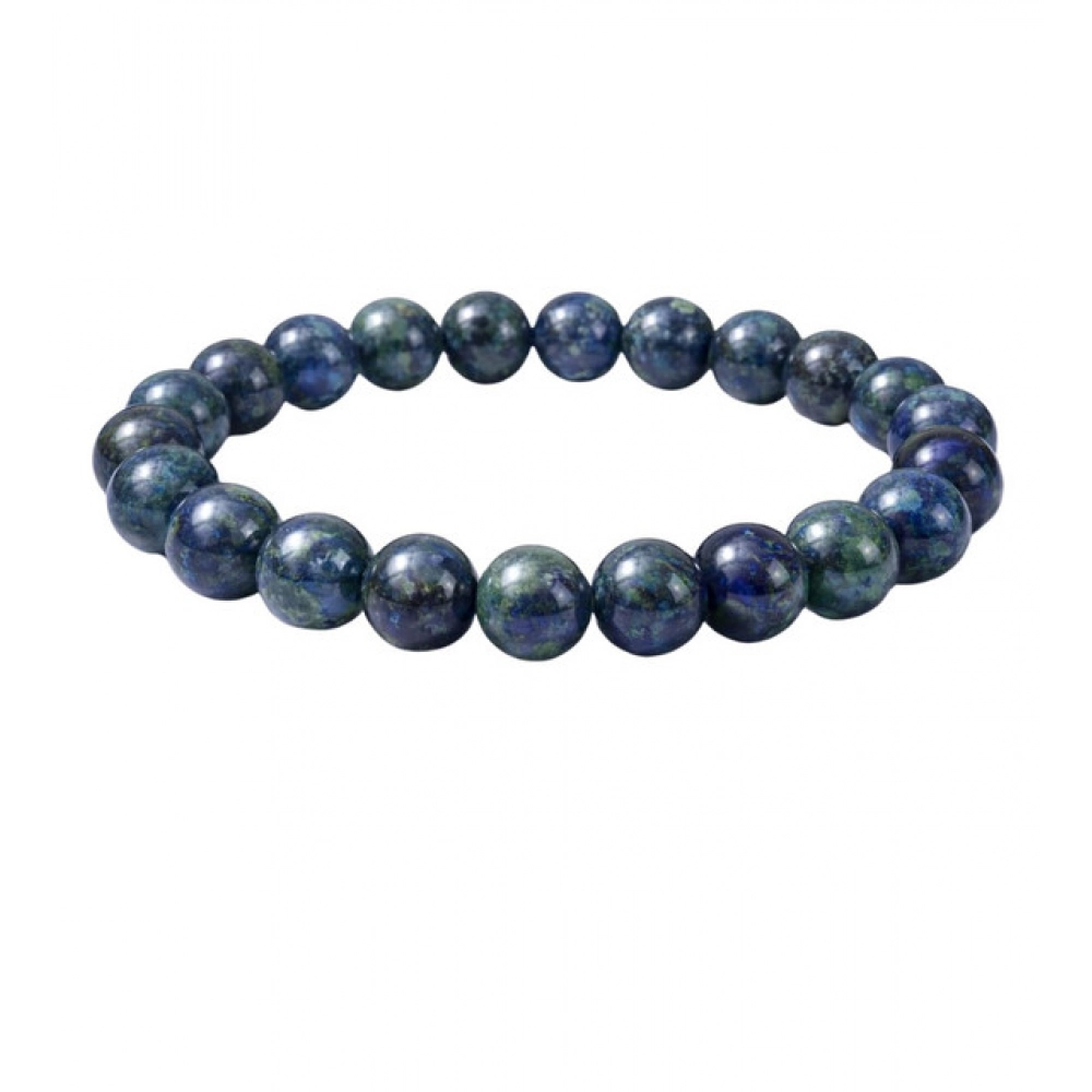 Generic Natural Crystal 8mm Azurite Bracelet (Dark Green) Generic Natural Crystal 8mm Azurite Bracelet (Dark Green)
