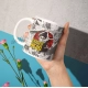 Generic Anime Erased Head Ceramic Printed Coffee Mug (White)