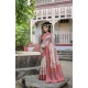 Generic Women's Faux_Tussar Floral Jal With Patola Print Saree With Unstitched Blouse 5.5Mtr (Maroon)