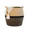 Generic Cotton Matka 14x12 Inch Storage Basket For Clothes With Out Lid (Beige-Black) Generic Cotton Matka 14x12 Inch Storage Basket For Clothes With Out Lid (Beige-Black)