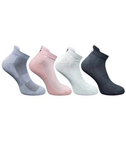 Generic 4_Pair Set Unisex Casual Cotton Printed Ankle Length Socks (Multicolor)