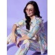 Generic Women's Polyester Floral 3-4th Sleeve Co-Ord Set (Multicolor) Generic Women's Polyester Floral 3-4th Sleeve Co-Ord Set (Multicolor)