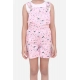 Generic Girl's Inner- Cotton Printed Sleeveless Dungaree (Light Pink) Generic Girl's Inner- Cotton Printed Sleeveless Dungaree (Light Pink)