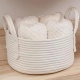 Generic Cotton Pack Of_1 Basket 7x5 Inch Storage Basket For Clothes (White) Generic Cotton Pack Of_1 Basket 7x5 Inch Storage Basket For Clothes (White)