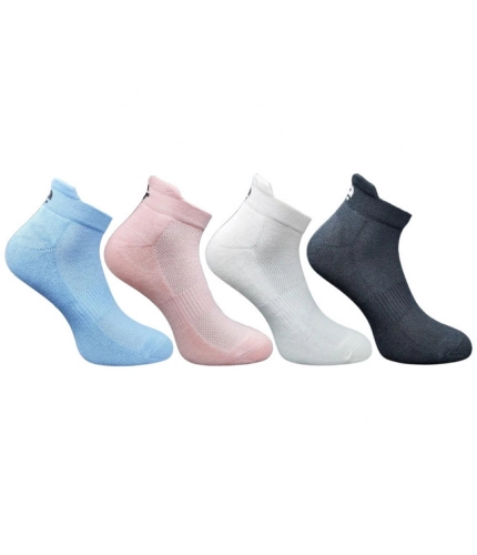 Generic 4_Pair Set Unisex Casual Cotton Printed Ankle Length Socks (Multicolor)