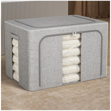 Generic Polypropylene Clothes &amp; Bedding Storage Box (Multicolor)