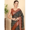 Generic Women's Cotton Silk Printed Saree With Unstitched Blouse 5.5Mtr (Multicolor) Generic Women's Cotton Silk Printed Saree With Unstitched Blouse 5.5Mtr (Multicolor)