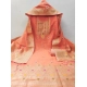 Generic Women's Banarasi Silk Printed Unstitched Salwar Suit Material With Dupatta (Peach, 3Mtrs) Generic Women's Banarasi Silk Printed Unstitched Salwar Suit Material With Dupatta (Peach, 3Mtrs)