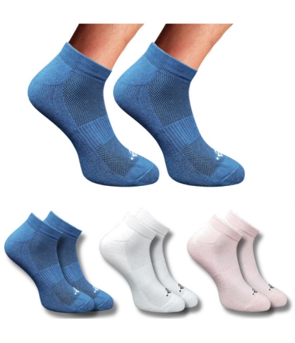 Generic 3_Pair Set Unisex Casual Cotton Printed Low Cut Socks (Multicolor)