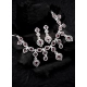 Generic Women's Brass Silver Plated Necklace set (Red)