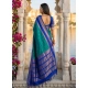 Generic Women's Silk Blend Printed Saree With Unstitched Blouse 5.5Mtr (Teal-Blue) Generic Women's Silk Blend Printed Saree With Unstitched Blouse 5.5Mtr (Teal-Blue)