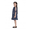 Generic Girl's Satin Animal Print Sleeveless Dress (Blue) Generic Girl's Satin Animal Print Sleeveless Dress (Blue)