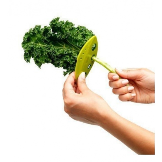 Generic Pack Of_5 Vegetable And Herb Leaf Stripper – Plastic Kitchen Gadgets for Celery, Parsley And Cabbage (Color: Assorted )