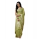 Generic Women's Cotton Printed Saree With Unstitched Blouse 5.5Mtr (Light Green)
