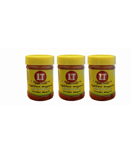 Generic Pack of_3 300GM LT Lemon Pickle Traditional Digestive Side Dish (Red)